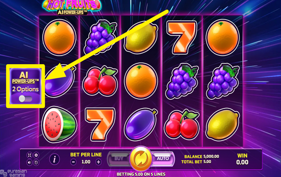 Hot Fruits AI POWER UP WITH AI.