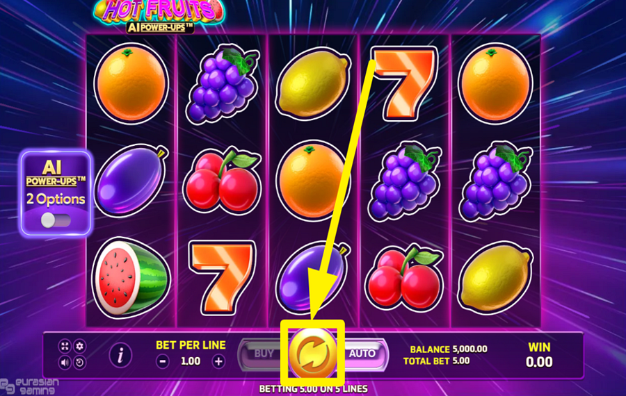 Hot Fruits AI SPIN TO WIN!