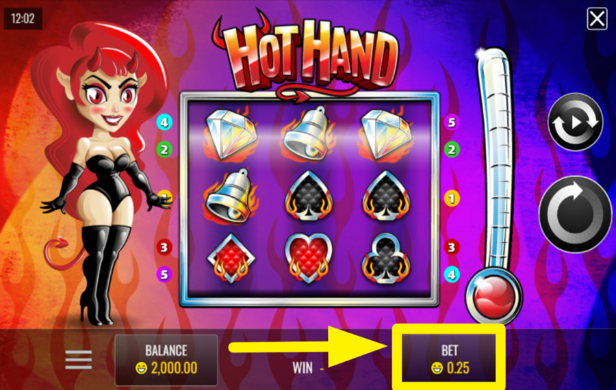 Hot Hand DÉTERMINEZ VOTRE PARI.