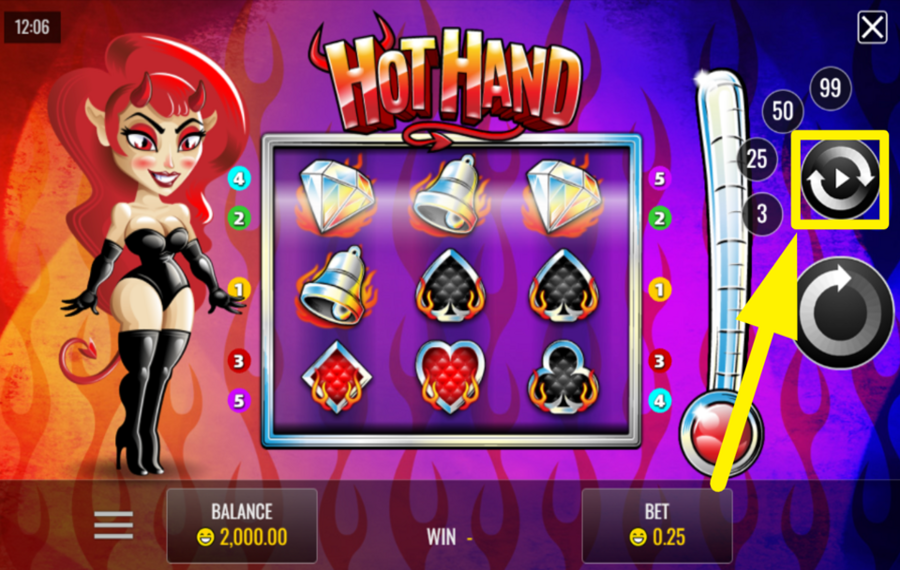 Hot Hand Déclenchez la lecture automatique.