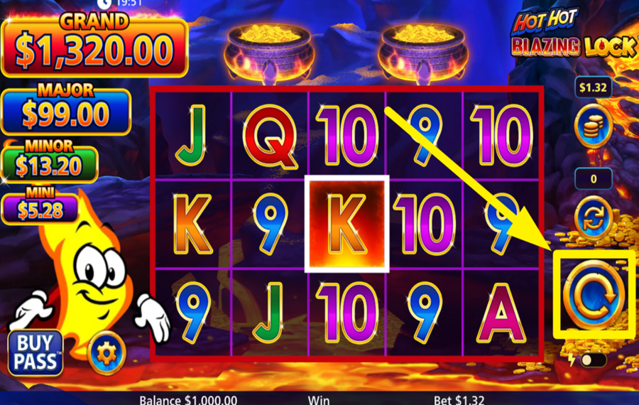 Hot Hot Blazing Lock ¡GIRA PARA TENER ÉXITO!