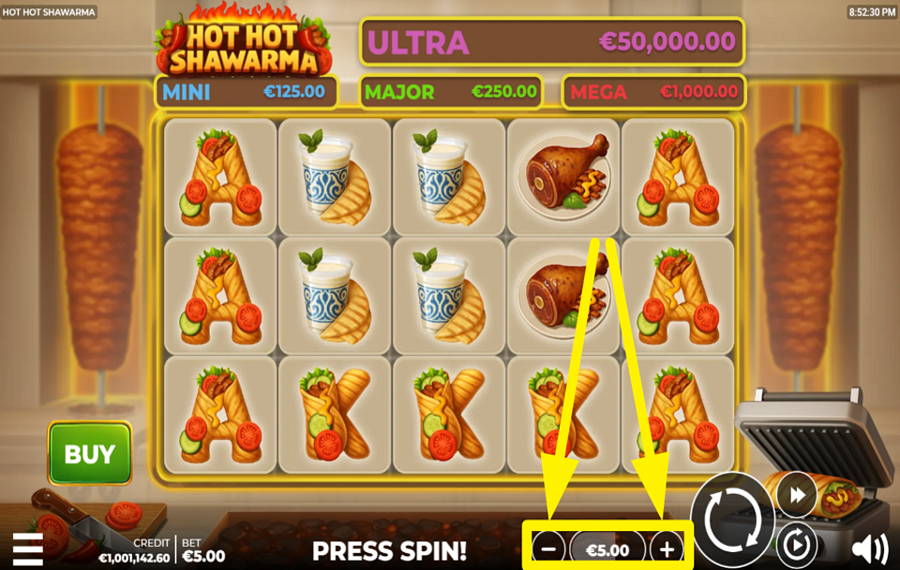 Hot Hot Shawarma SPECIFICA LA TUA SCOMMESSA.