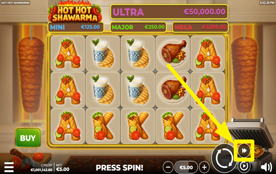 Hot Hot Shawarma ACCELERA IL RITMO.