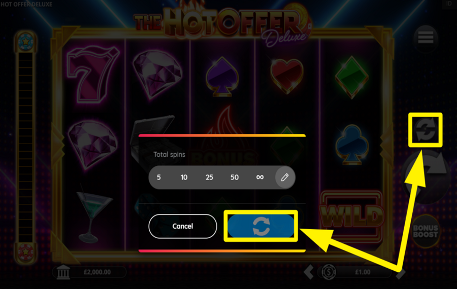 Hot Offer Deluxe AUTOMATISCHES SPIEL AKTIVIEREN.