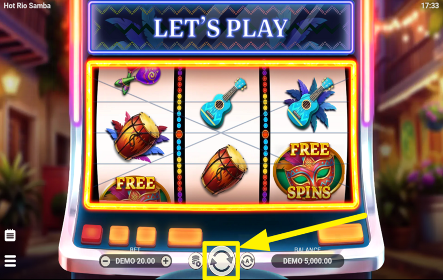 Hot Rio Samba ENTREZ DANS VOTRE JEU.