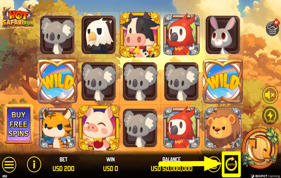 Hot Safari Run ВРАЩЕНИЕ АВТОМАТИЧЕСКИ.