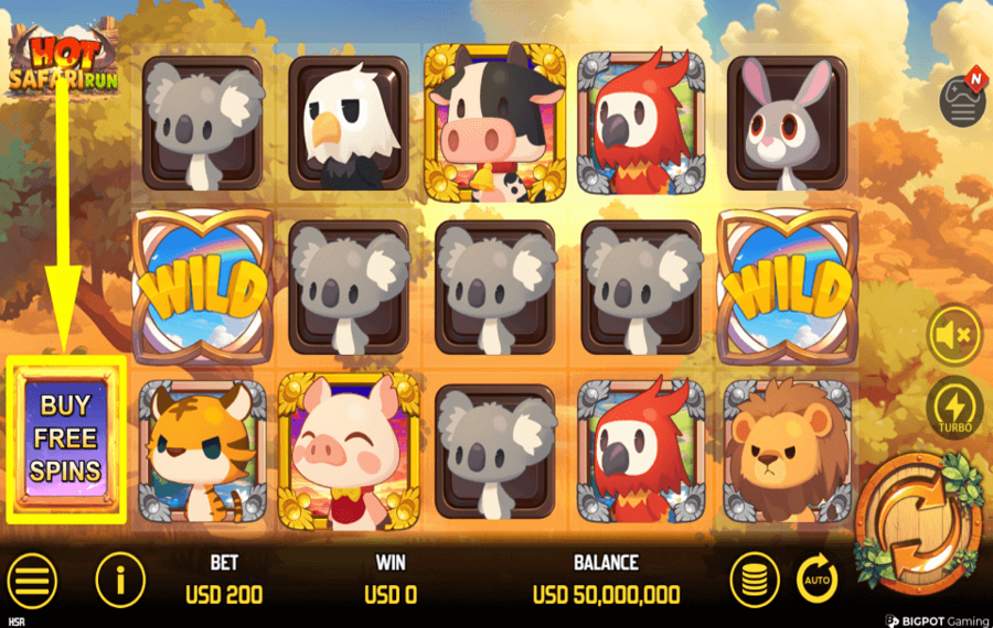 Hot Safari Run ПОЛУЧАЙТЕ БЕСПЛАТНЫЕ ВРАЩЕНИЯ.