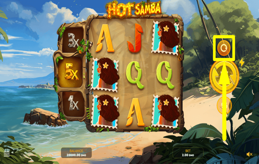 Hot Samba AUTOMATISCH DREHEN.