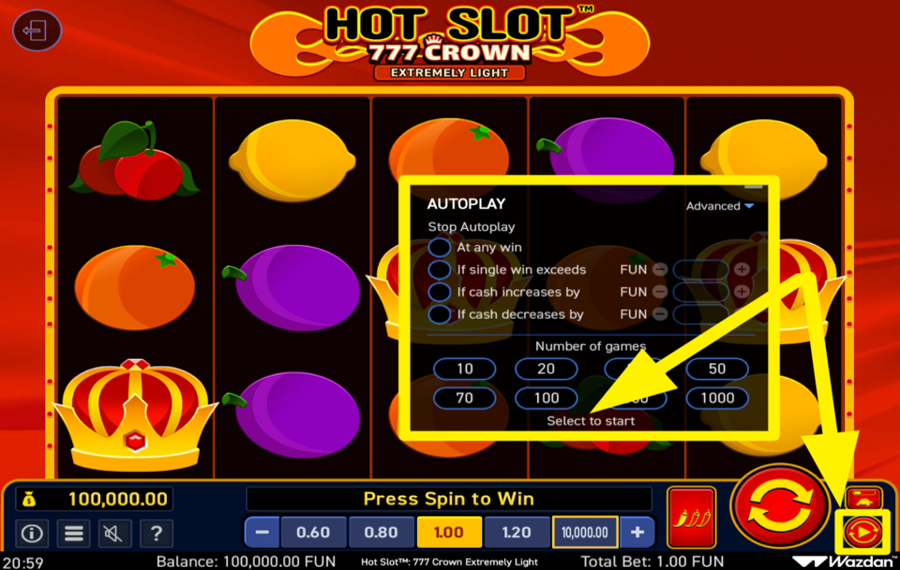 Hot Slot 777 Crown Extremely Light ИСПОЛЬЗУЙТЕ АВТОИГРУ.