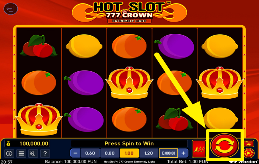 Hot Slot 777 Crown Extremely Light ВРАЩАЙТЕСЬ ДЛЯ ПОБЕДЫ!