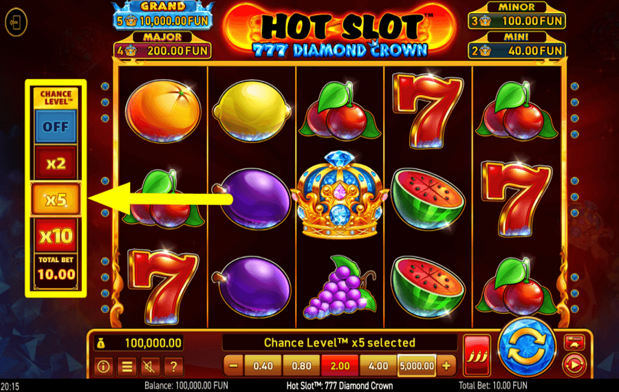 Hot Slot 777 Diamond Crown УВЕЛИЧЬТЕ ШАНСЫ.