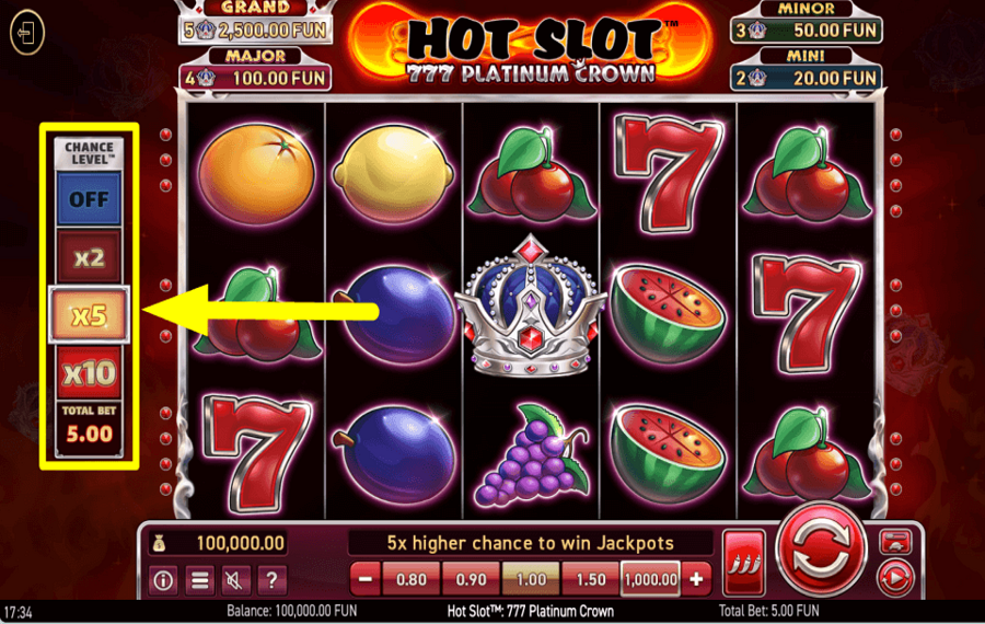 Hot Slot 777 Platinum Crown CONSIDÉREZ DES ENJEUX PLUS ÉLEVÉS.