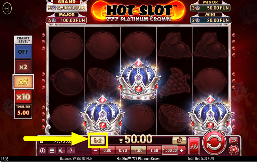 Hot Slot 777 Platinum Crown ENVIE DE JOUER ?