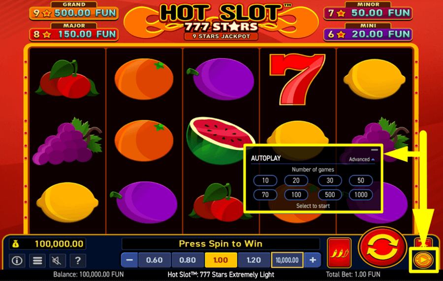 Hot Slot 777 Stars Extremely Light SPIN AUTOMATICALLY.