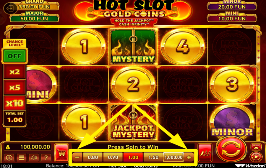 Hot Slot Gold Coins DÉCIDEZ DE VOTRE MISE.