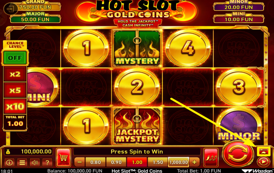 Hot Slot Gold Coins AMPLIFIEZ LE JEU.