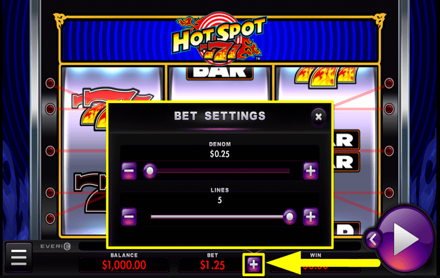 Hot Spot 777 LANCIA LA TUA SCOMMESSA TOTALE.