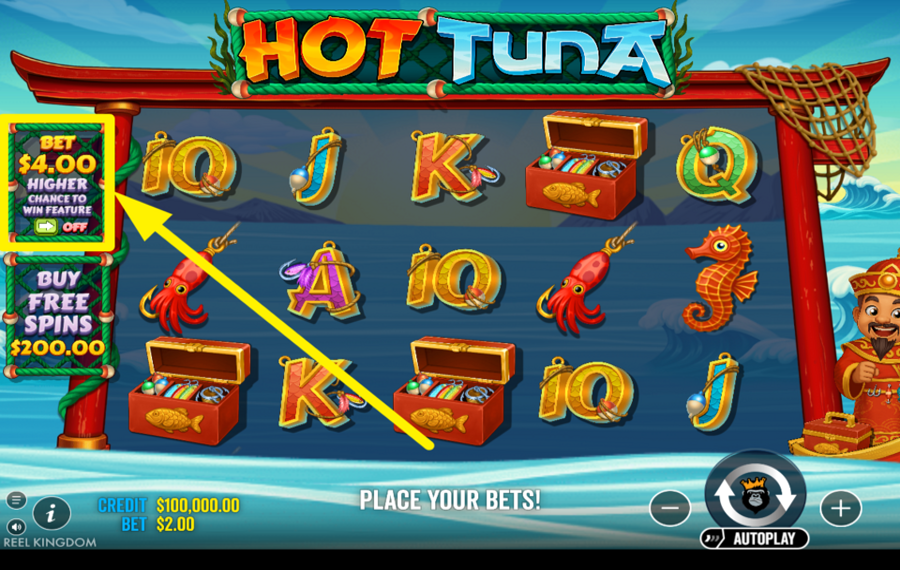 Hot Tuna TAKE ADVANTAGE OF ANTE BET.
