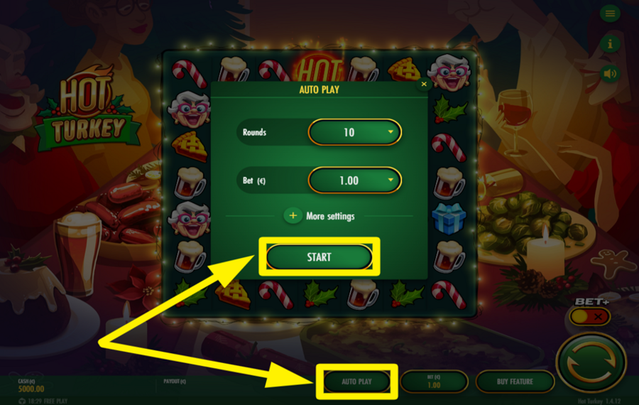 Hot Turkey CHOISISSEZ LA LECTURE AUTOMATIQUE.