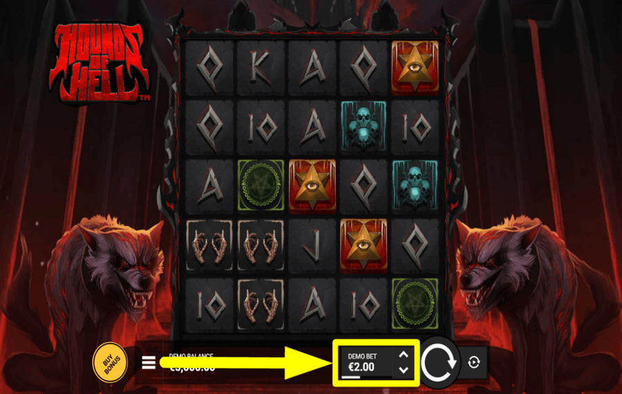 Hounds of Hell SET THE WAGER.