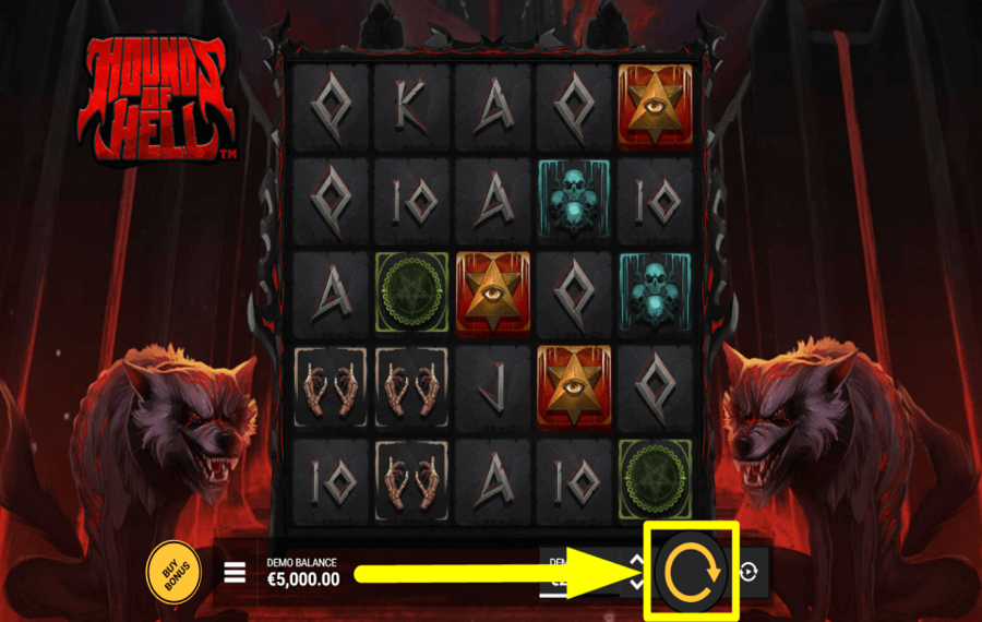Hounds of Hell SPIN TO WIN.