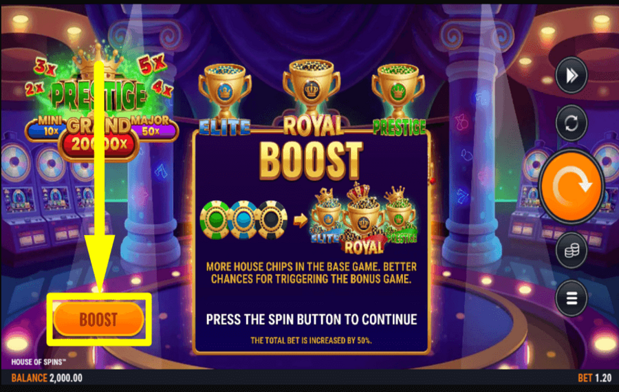 House of Spins SAISISSEZ LE BOOST.
