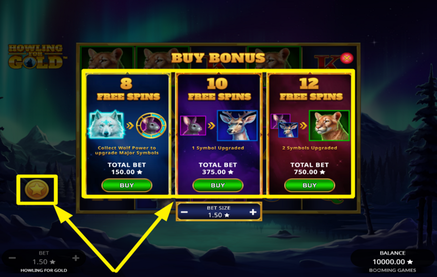 Howling for Gold ACHETEZ DES TOURS GRATUITS.