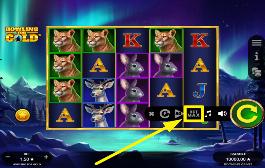 Howling for Gold AJUSTEZ LA MISE AU MAXIMUM.