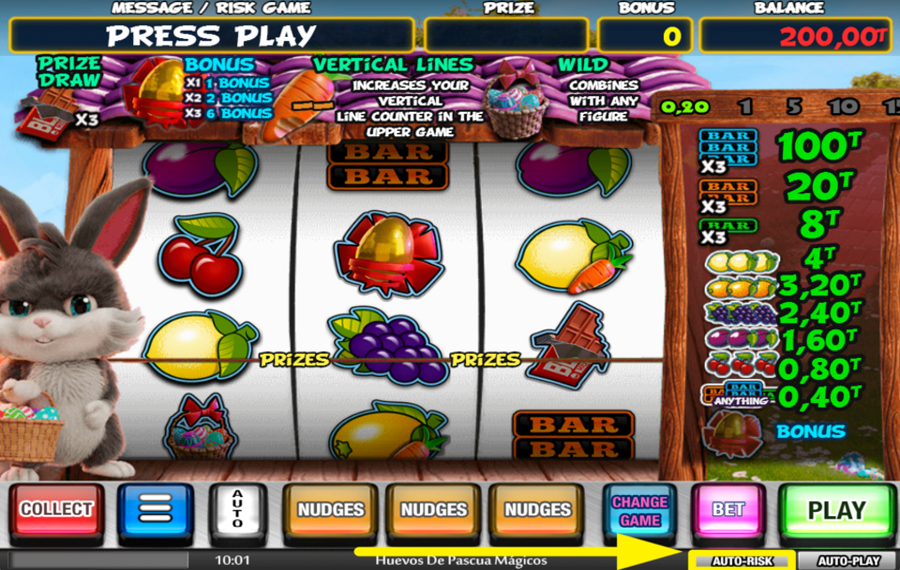 Huevos de Pascua Magicos ACTIVA EL RIESGO AUTOMÁTICO.