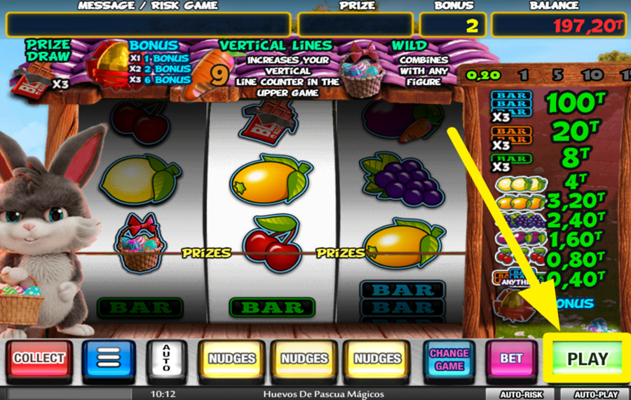 Huevos de Pascua Magicos JUEGA EL JUEGO DE BONIFICACIÓN.