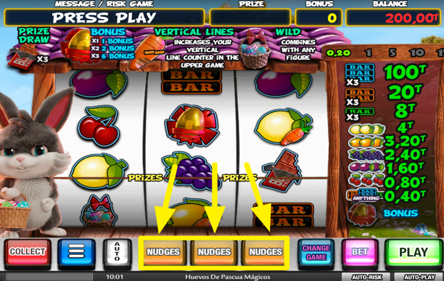 Huevos de Pascua Magicos UTILICE LA OPCIÓN NUDGE.