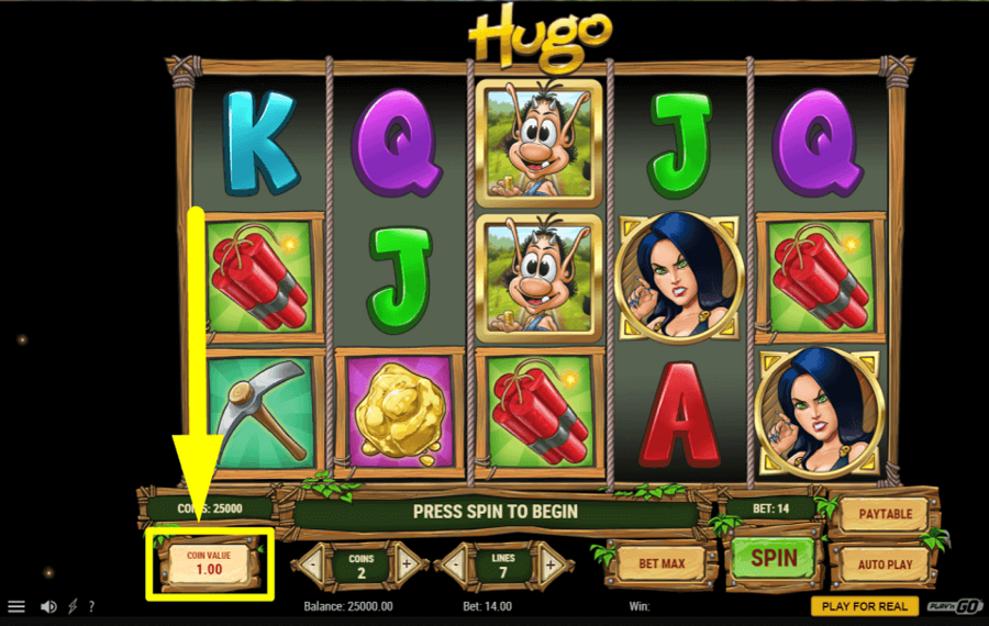 Hugo ВЫБЕРИТЕ ЦЕНУ МОНЕТЫ.