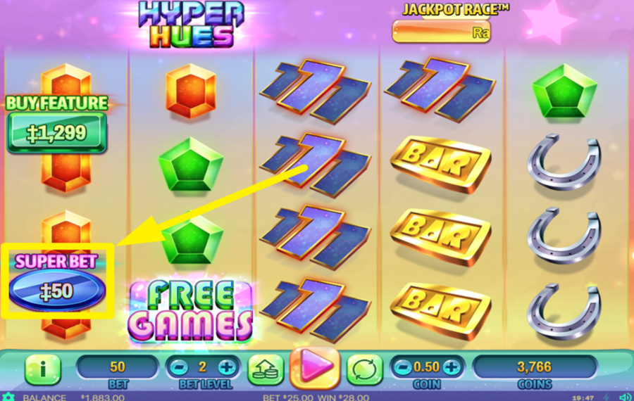 Hyper Hues ВКЛЮЧИТЕ СУПЕРСТАВКУ.