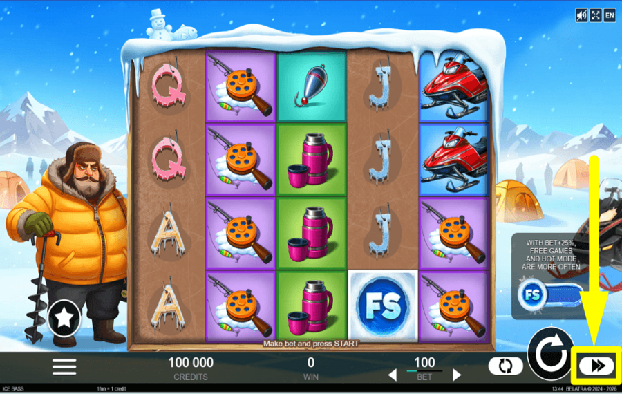 Ice Bass CONTROL THE PACE.