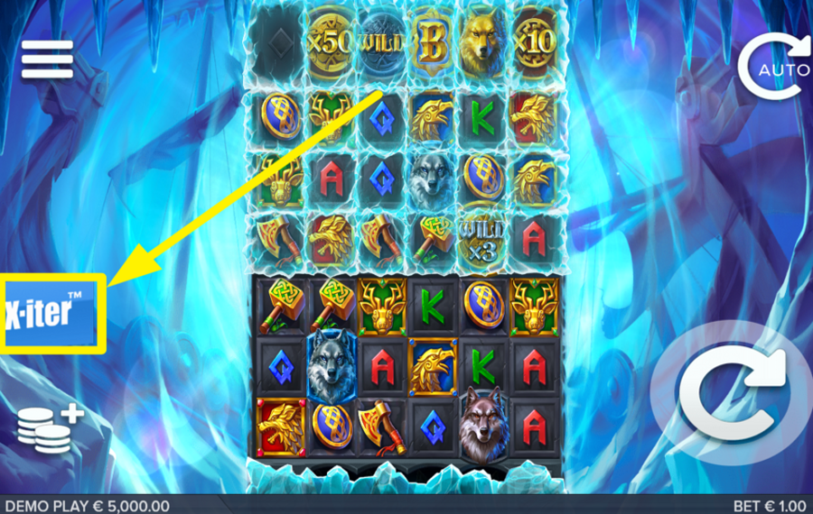 Ice Wolf 2 SCHALTE EINE BONUSFUNKTION FREI.