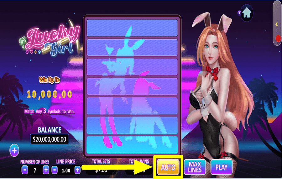 IDNPlay Lucky Girl ACTIVER LA LECTURE AUTOMATIQUE.