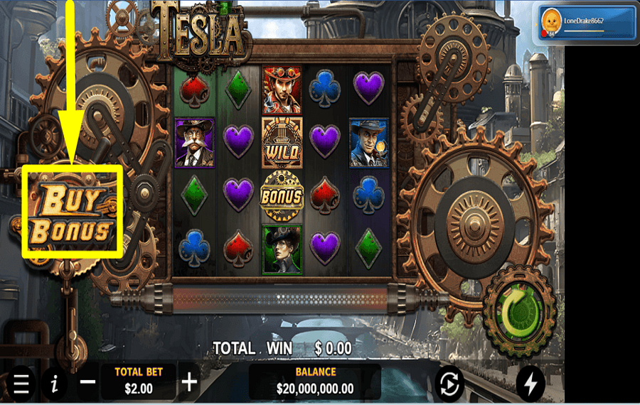IDNPlay Tesla GRAB THE BONUS.