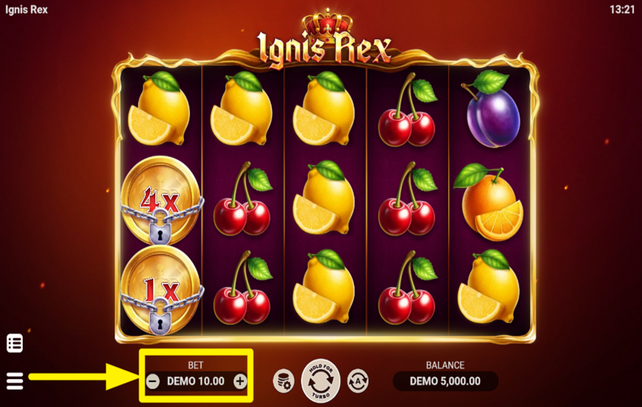 Ignis Rex DÉTERMINEZ VOTRE ENJEU.