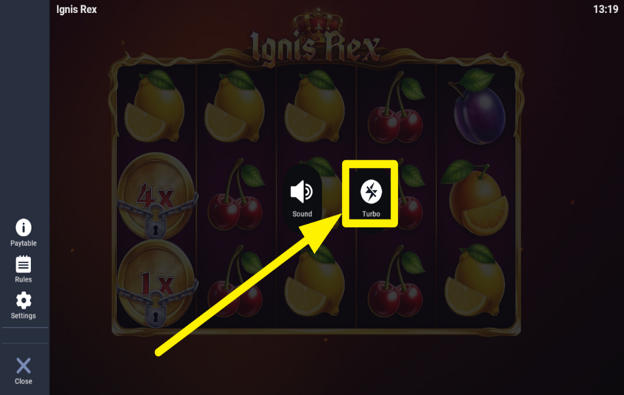 Ignis Rex MAXIMISEZ LA VITESSE.