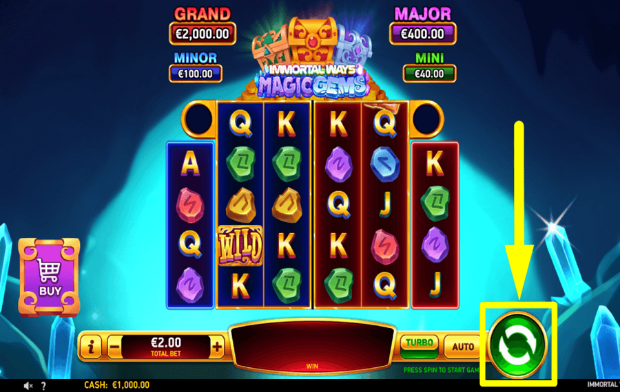 Immortal Ways Magic Gems FANGEN SIE MIT DEM SPIELEN AN.