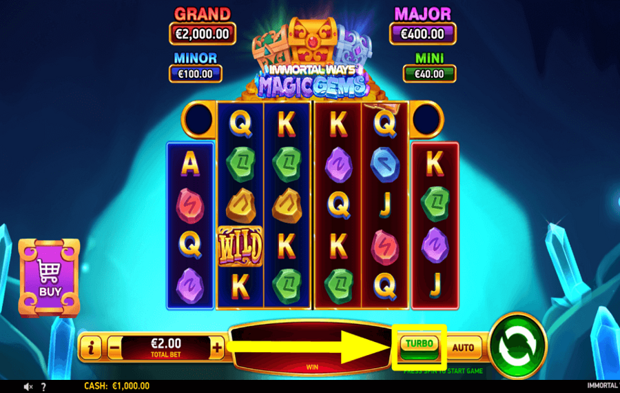 Immortal Ways Magic Gems ERHÖHRE DAS GESCHWINDIGKEIT.