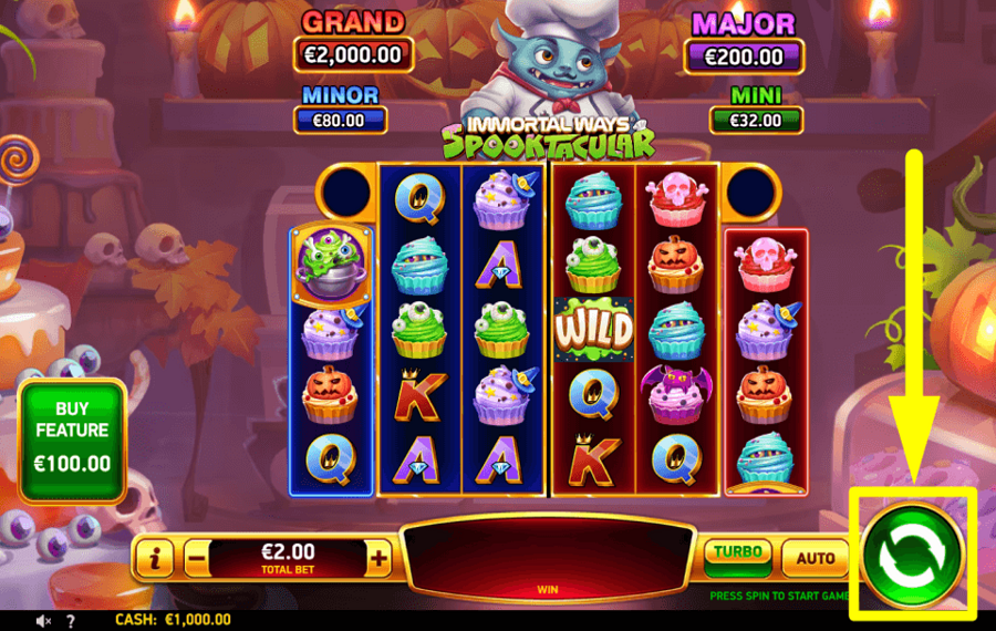 Immortal Ways Spooktacular HAGA CLIC EN GIRAR PARA GANAR.