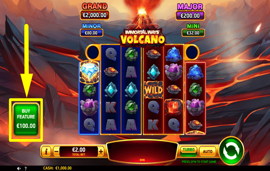 Immortal Ways Volcano ИЩИТЕ ФУНКЦИИ.