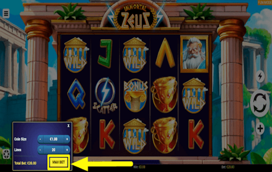 Immortal Zeus LANCEZ PLUS DE PIÈCES.