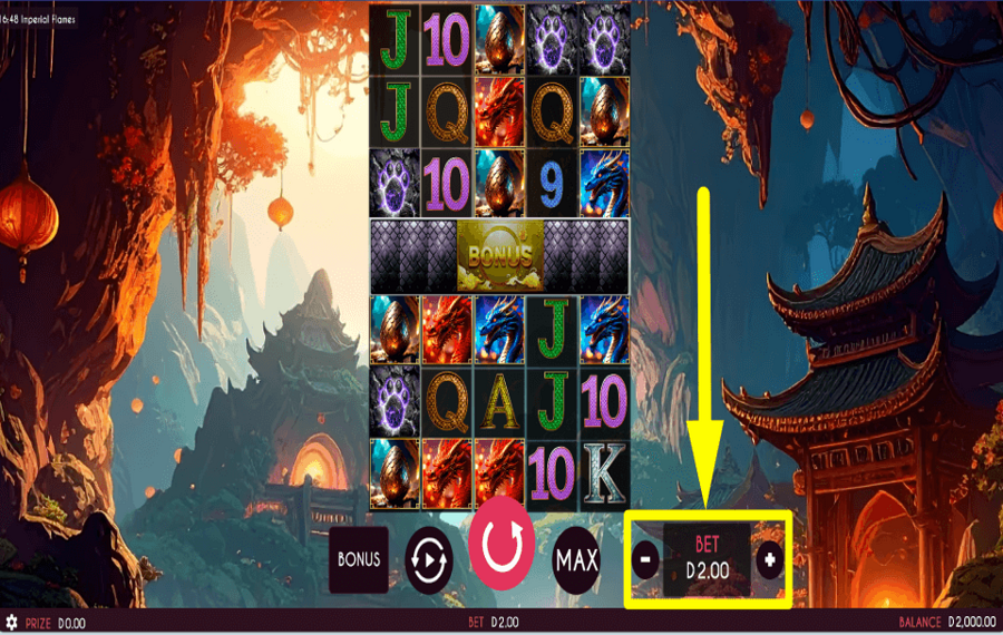 Imperial Flames FAITES VOTRE MISE.