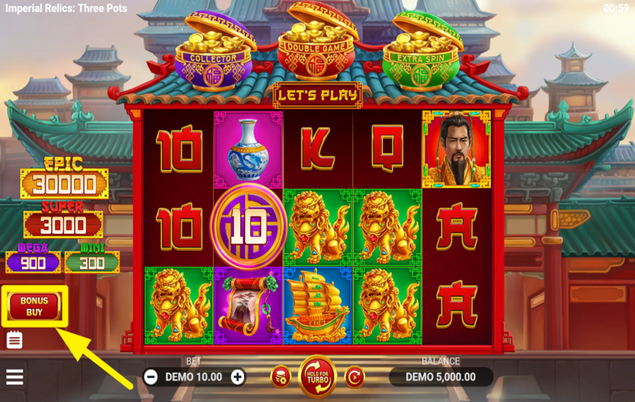 Imperial Relics Three Pots GRAB A BONUS!