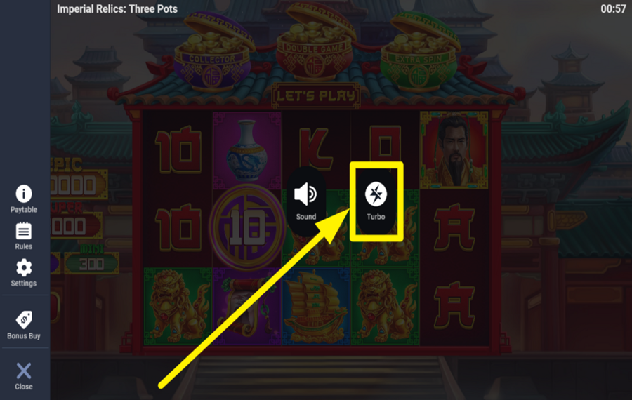 Imperial Relics Three Pots MAXIMIZE THE SPEED.