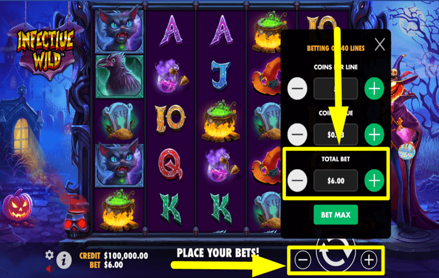 Infective Wild PLEDGE YOUR TOTAL BET.