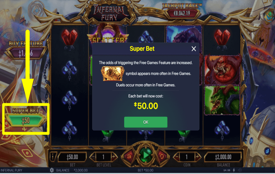 Infernal Fury RAISE THE STAKES.