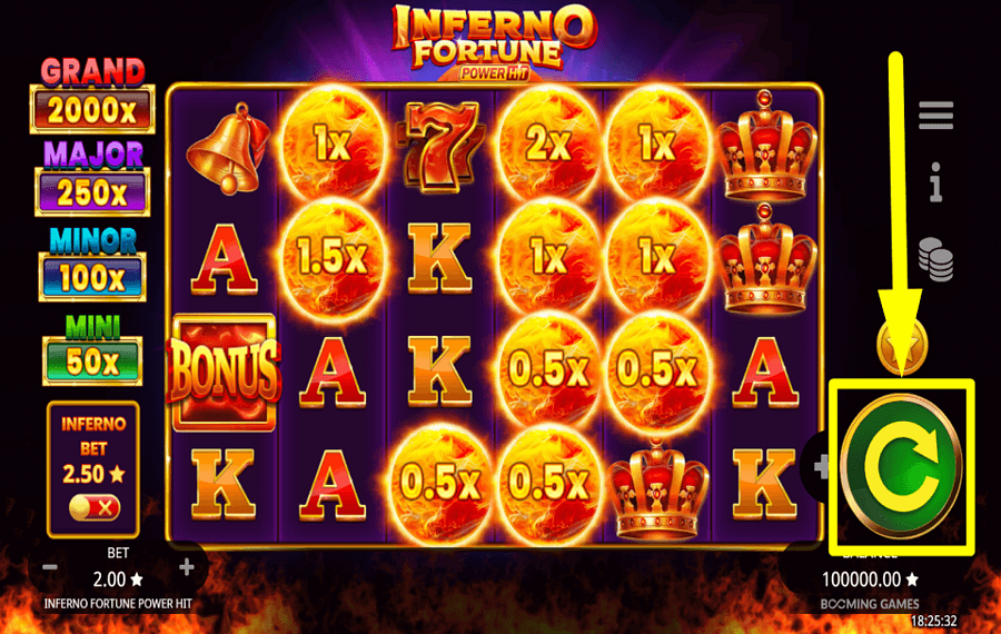 Inferno Fortune Power Hit VISEZ LE PRIX.